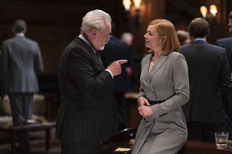Brian Cox and Sarah Snook